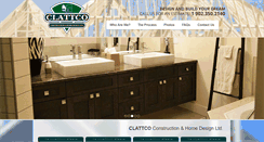 Desktop Screenshot of clattcoconstruction.ca